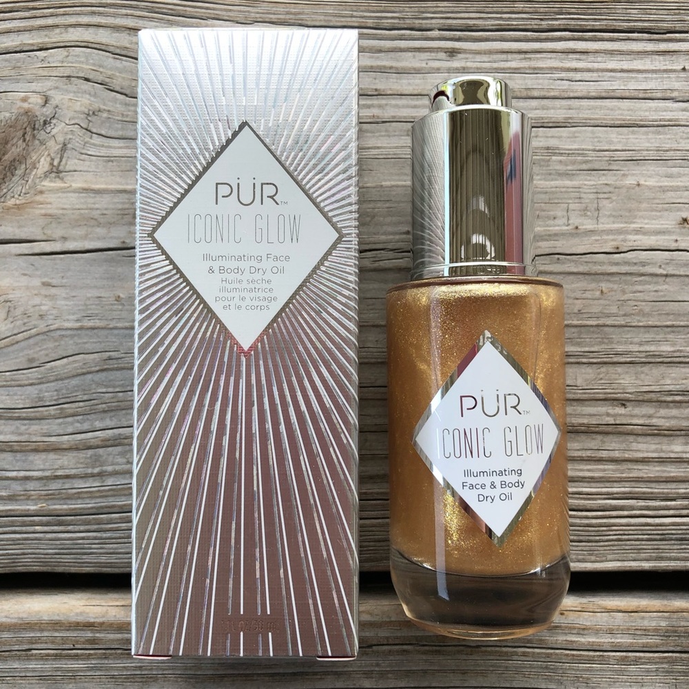 PUR COSMETICS Crystal Clear Iconic Glow Illuminating Face & Body Dry Oil